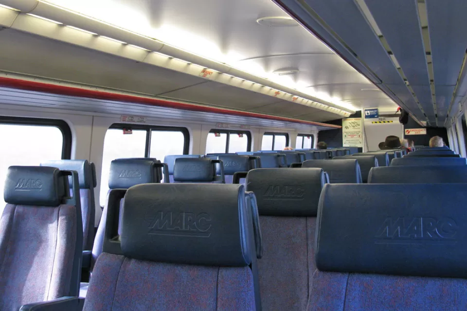 Empty MARC Train
